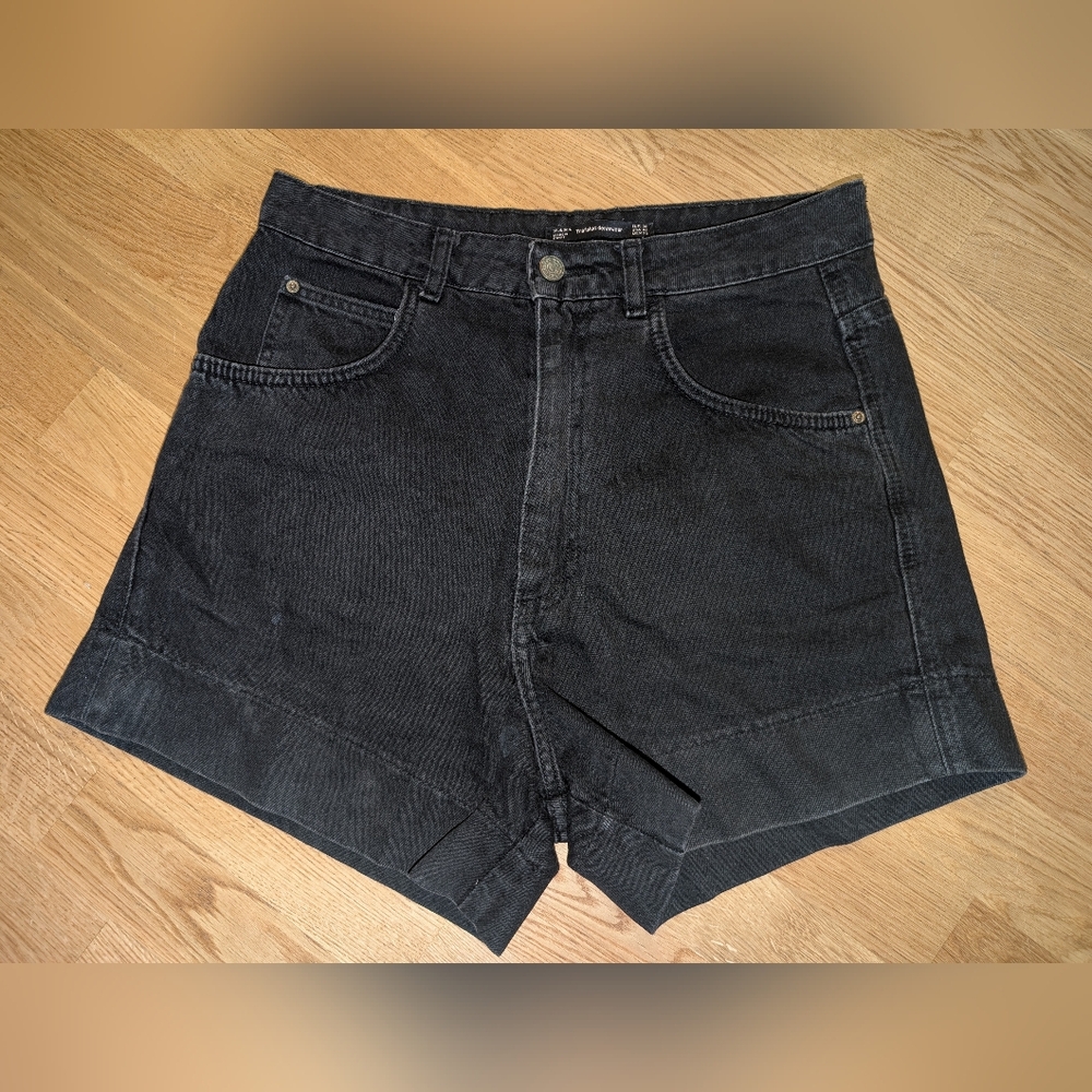 Zara Black Jean Shorts for Women